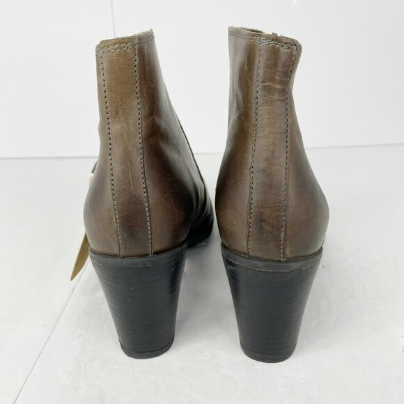 Palladium PLDM Ankle Boots Size 39 US 7.5 Heeled Booties Brown Leather New NWT - Picture 2 of 6